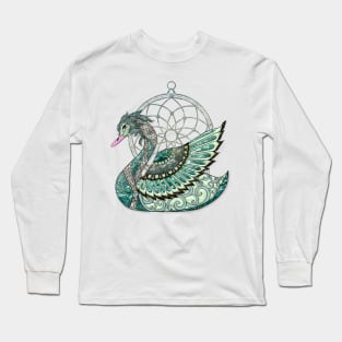 Wonderful elegant swan Long Sleeve T-Shirt